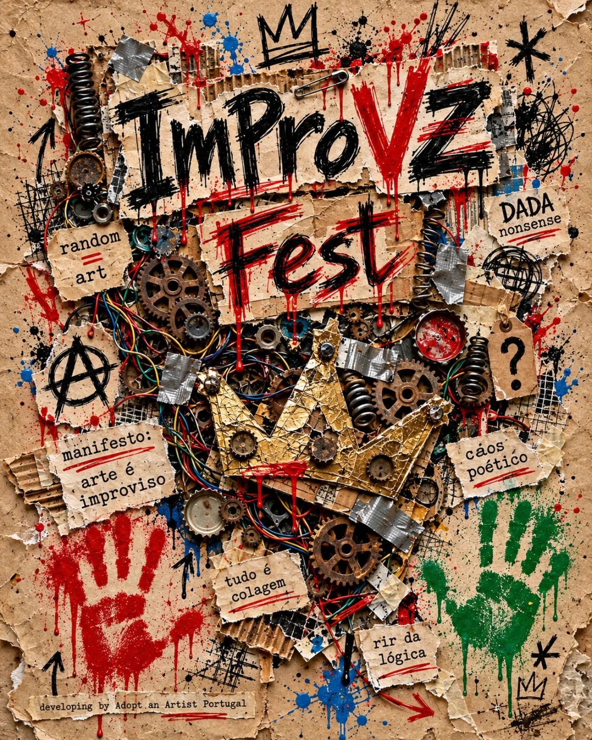 Identidade visual ImProVZ Fest