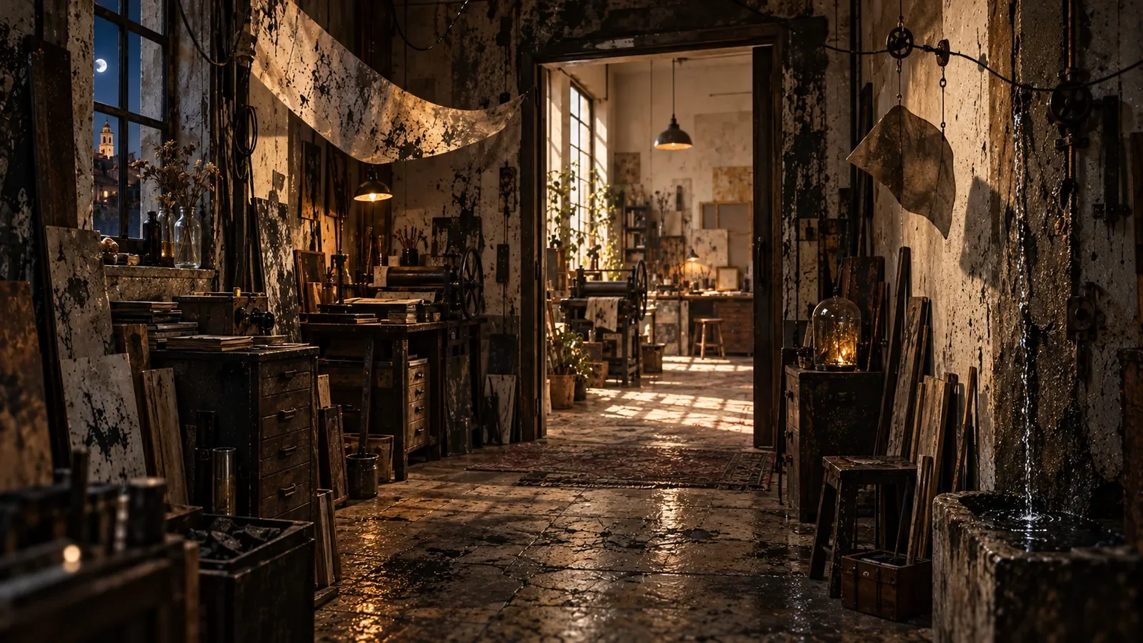 Cenário do atelier Amë1ia